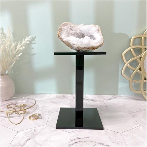Plymor Black Acrylic Square Riser Display Stand