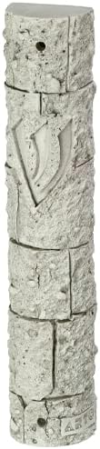 AS Mezuzot White Brick Mezuzah Case 7 Inches