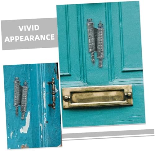 Cabilock 1Set Metal Mezuzah Door Blessing Decor