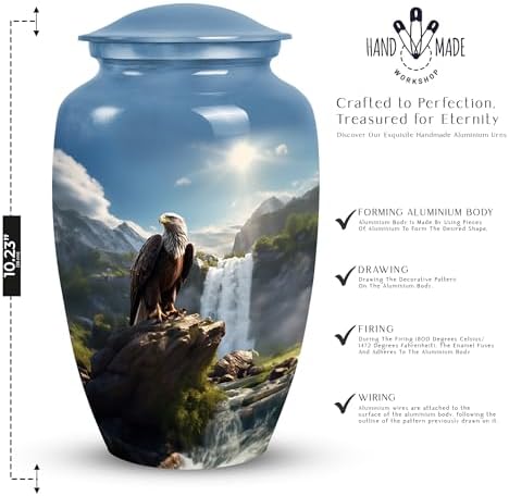 Eagle Cremation Urns for Adult Ashes - Decorative and Durable