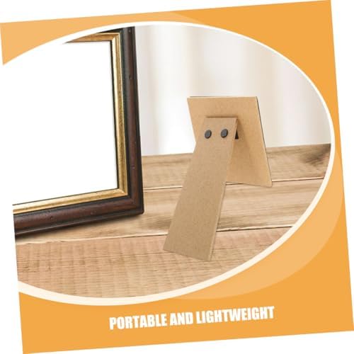 Anneome 2pcs Wood Picture Frame Easel Backs