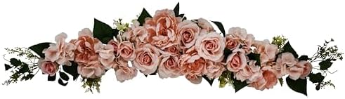48 Inch Peony Rose Hydrangea Swag Decor