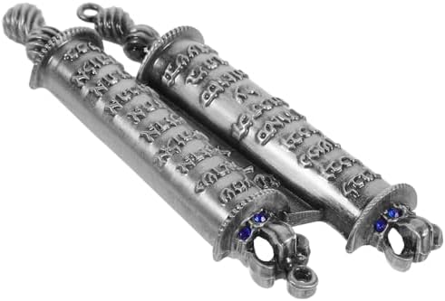 GOOHOCHY Edge Mezuzah Scroll Decorative Metal Jewish Home Decor