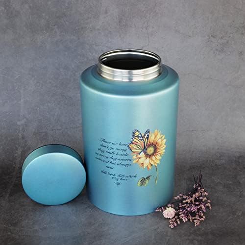 Large Sunflower Cremation Urn for Human Ashes