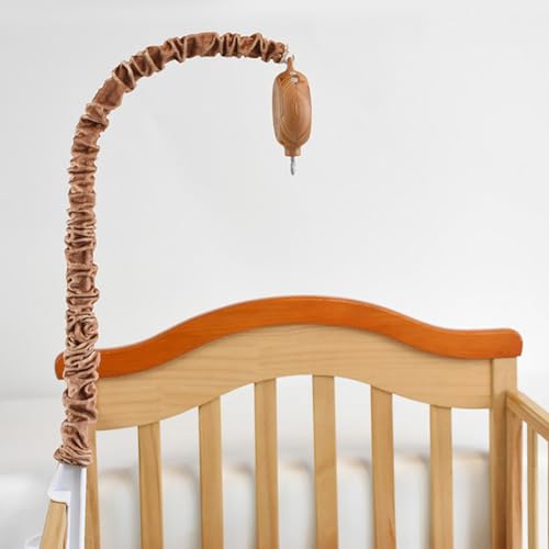 Baby Crib Mobile 26 Inch Safe Wood Grain Imitation Decor