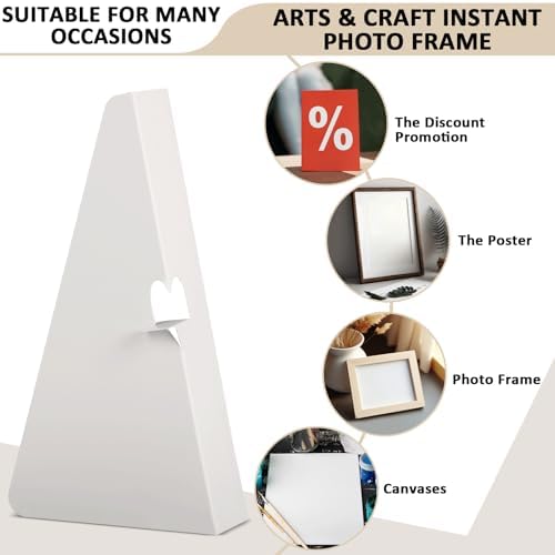 100 PCS 7 Inch Self Stick Cardboard Easel Backs for Display