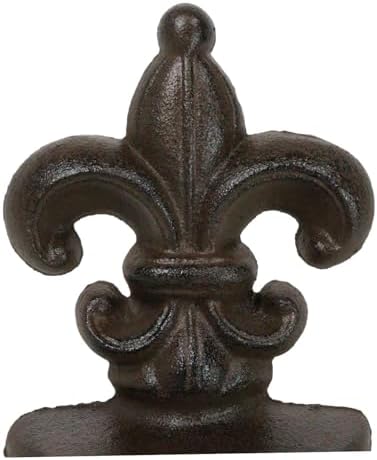 Ebros Gift Fleur De Lis Doorstop Sculpture 525 Inch