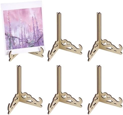 FINGERINSPIRE 12PCS Mini Tiered Easel Display Stand