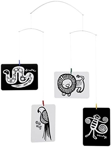 Post Card Hanging Mobile - 17 Inches - Steel - Handmade in Denmark