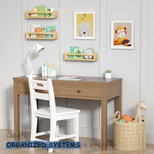 Harwaya Floating Book Shelves for Wall Set of 3