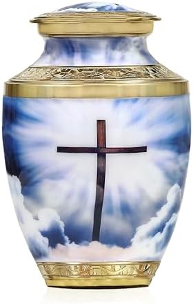 Heavenly Cross Cremation Urn for Human Ashes