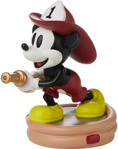 Precious Moments Disney Mickey Mouse Resin Figurine Fire Brigade