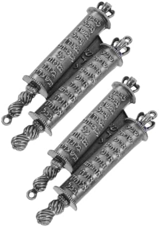 GRIRIW Jewish Door Decor Metal Mezuzah Scroll