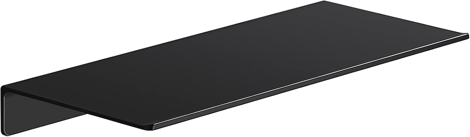 Danpoo Metal Wall Shelf Black Floating Shelf 12 Inch