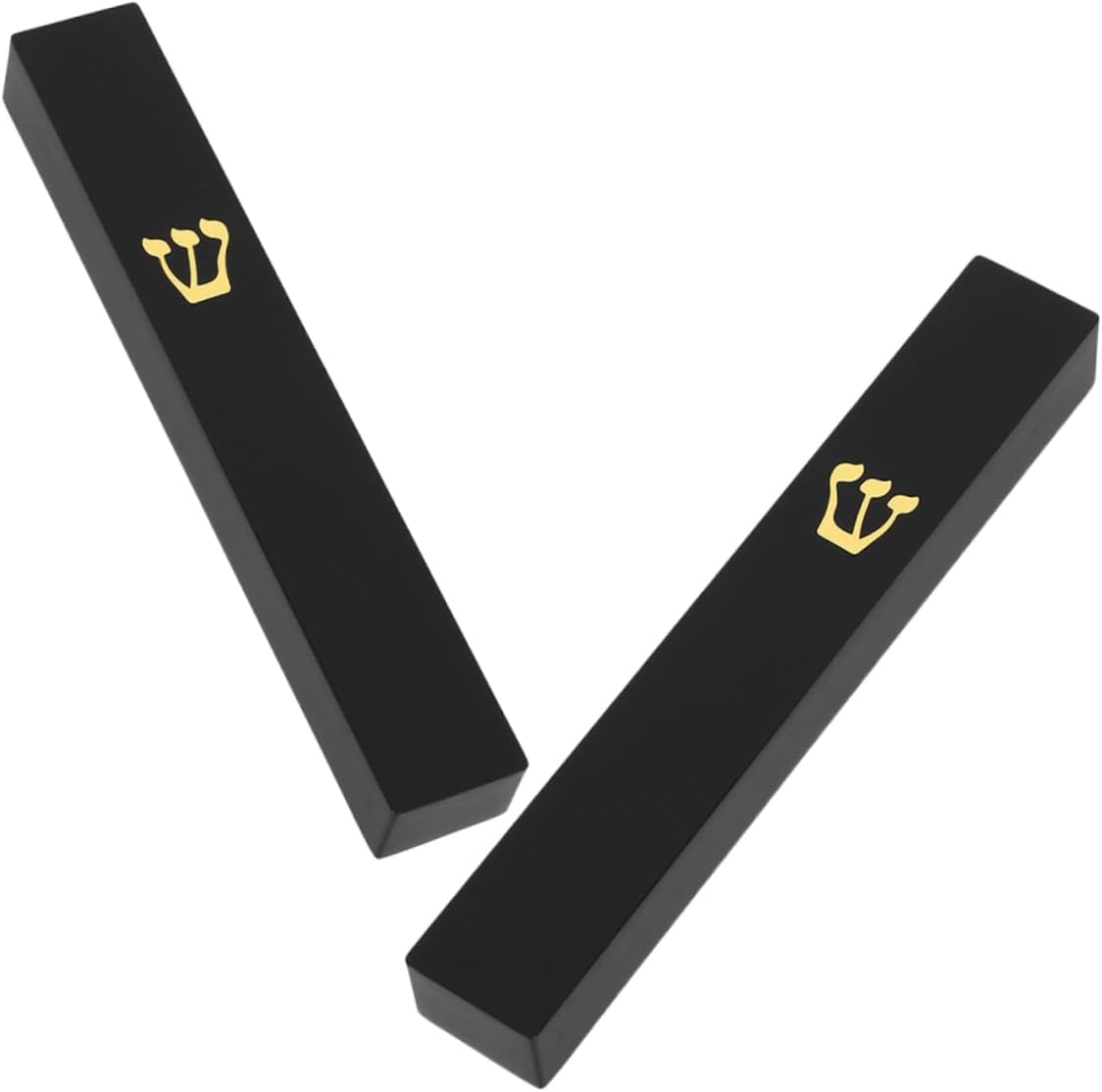 Amosfun 2pcs Resin Mezuzah Case with Scroll Door Decor