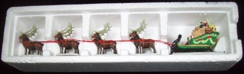 Department 56 North Pole Sleigh with 8 Reindeer