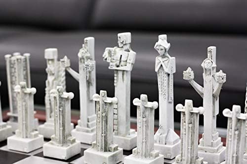 Ebros Gift Frank Lloyd Wright Sprites Chess Set