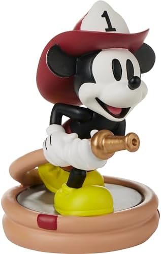 Precious Moments Disney Mickey Mouse Resin Figurine Fire Brigade