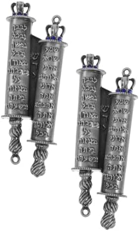 Cabilock 1Set Metal Mezuzah Door Blessing Decor