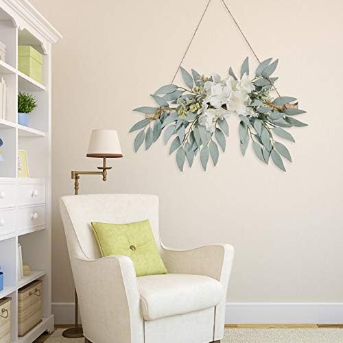 EESLL Artificial Hydrangea Swag Wall Decor
