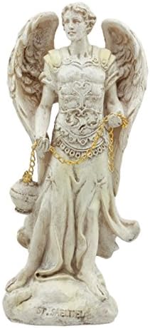Ebros Ivory Painted Angelic Council Statue 5 Inch Figurine