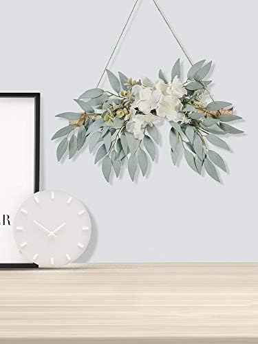 EESLL Artificial Hydrangea Swag Wall Decor