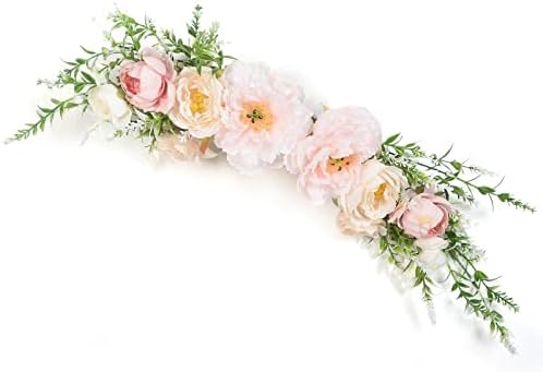 Artificial Peony Flower Swag 157 Inch Wedding Decor