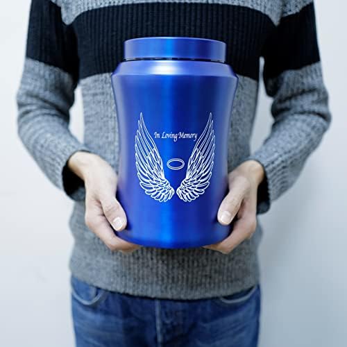 Large Urn for 220 lbs Human Ashes with Velvet Bag