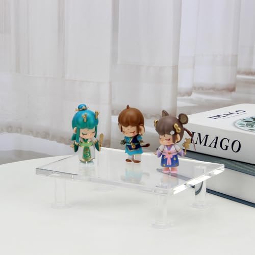 Clear Acrylic Pedestal Tray for Home Display