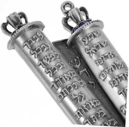 Metal Mezuzah Scroll Jewish Door Blessing Decor
