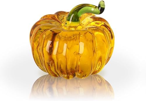 Crystal Pumpkin Decor - Handmade Fall Ornament