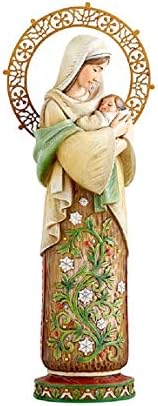 Madonna Child Seasonal Figurine - Winter Design 1025-Inch