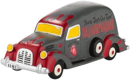 Department 56 Snow Village Halloween Beware of the Bloodmobile Figurine