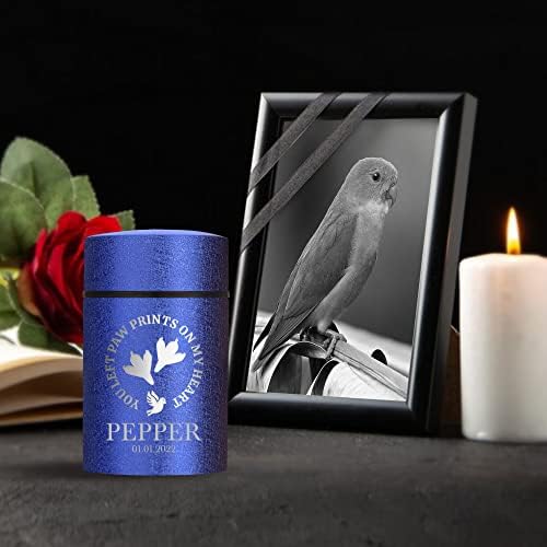 Personalized Mini Bird Keepsake Urn for Pet Ashes