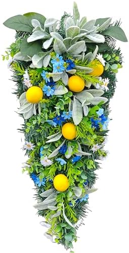 Belupai 236in Lemon Teardrop Decorative Swag