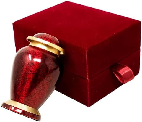 Handcrafted Brass Cremation Urn - Keepsake - Decorative