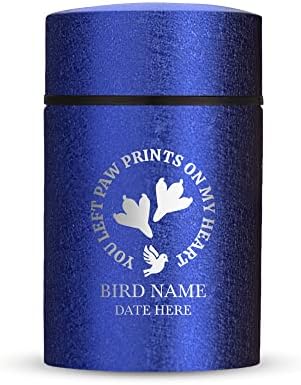 Personalized Mini Bird Keepsake Urn for Pet Ashes