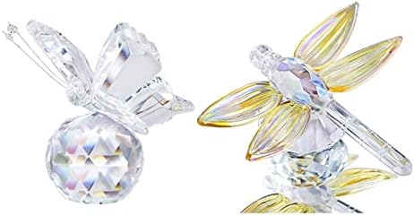 HD Crystal Butterfly Dragonfly Decor Ornament