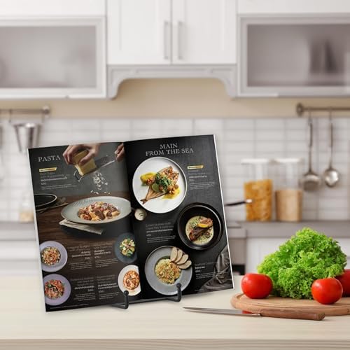 Lionwei Lionweli 8 Inch Tabletop Metal Plate Display Stand - 2 Pack Black