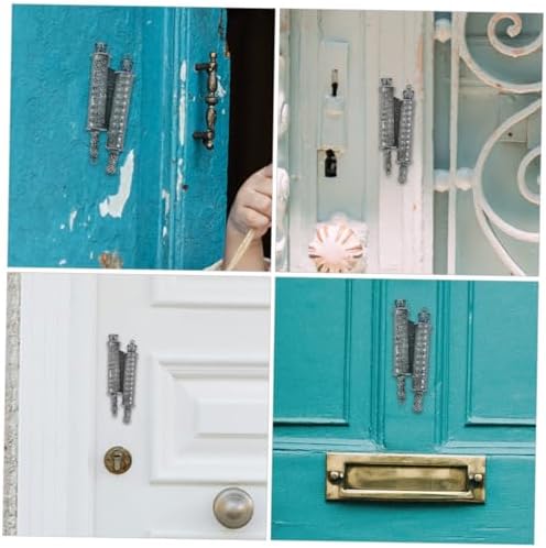 Cabilock 1Set Metal Mezuzah Door Blessing Decor