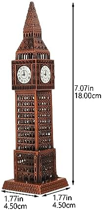 Small Big Ben Figurine 7 Inch Metal Wall Decor