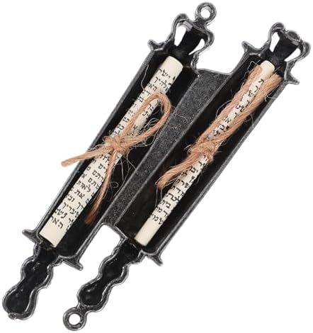 GOOHOCHY Edge Mezuzah Scroll Decorative Metal Jewish Home Decor
