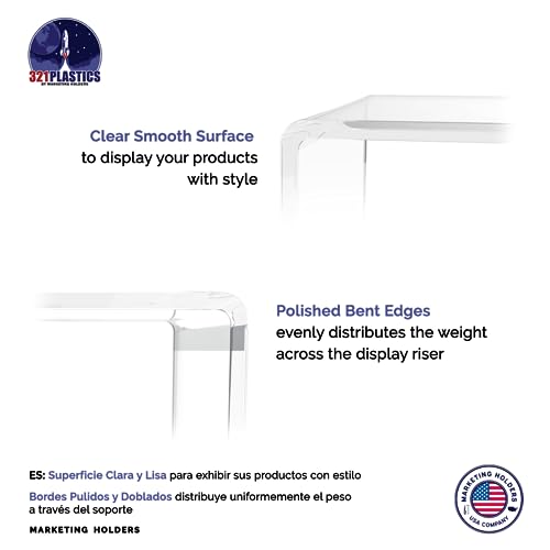 Clear Acrylic Riser Display Stand for Merchandise 1