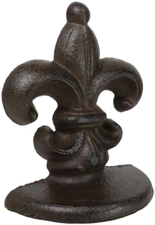 Ebros Gift Fleur De Lis Doorstop Sculpture 525 Inch