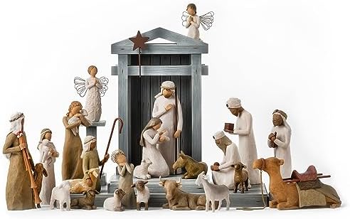 Willow Tree Nativity Premier Plus 24-Piece Figurine Set