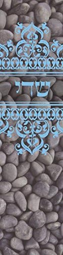 River Stones Mezuzah Case by Caspi Cards Art