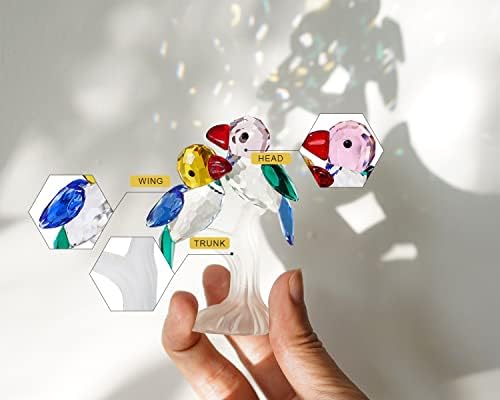 HD Butterfly Bird Crystal Figurine Set