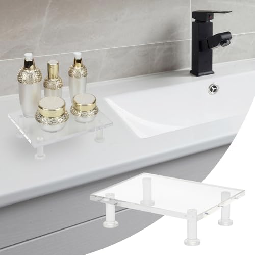 Clear Acrylic Pedestal Tray for Home Display