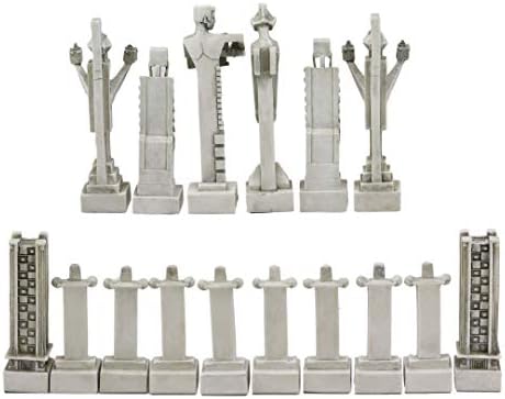Ebros Gift Frank Lloyd Wright Sprites Chess Set
