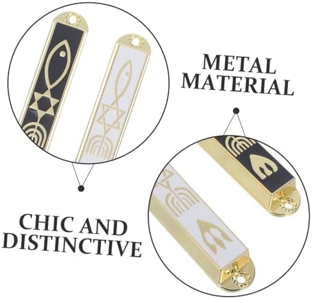 PRETYZOOM 2pcs Metal Mezuzah Door Decor Wall Art
